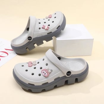 Sandale pentru bărbați din EVA, respirante, anti-alunecare, EVA partea superioară și talpă, înălțime călcâi aproximativ 3 cm, vară