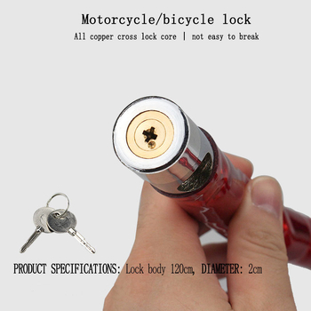 Kirk Kkgj002 – anti-theft lančana ključavnica s bakrenim cilindrom za motocikle, električna vozila i bicikle, težina 605 g, moderan stil