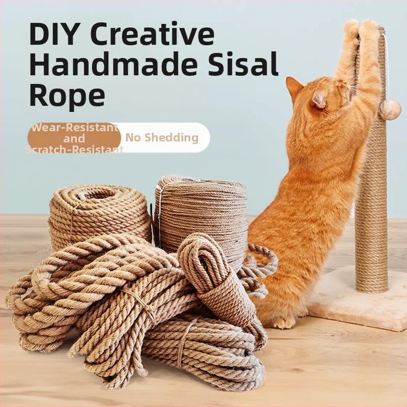 Γάτα DIY Σχοινί από Κάνναβη – Σταθμός Γρατσουνίσματος, Seven Oh, Απλός Στυλ