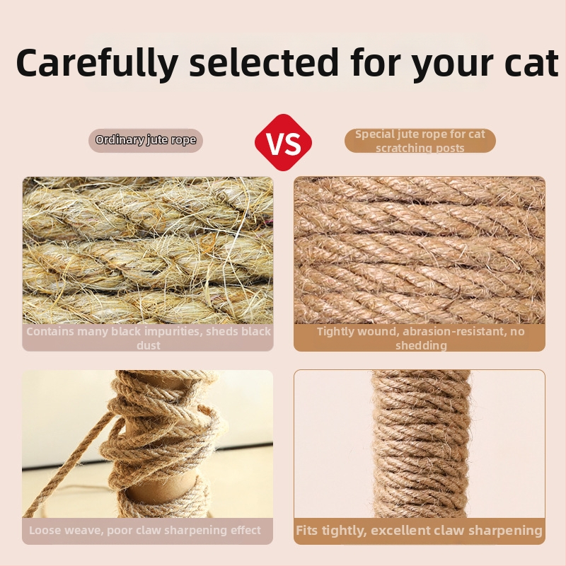 Γάτα DIY Σχοινί από Κάνναβη – Σταθμός Γρατσουνίσματος, Seven Oh, Απλός Στυλ