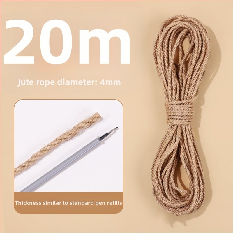 Γάτα DIY Σχοινί από Κάνναβη – Σταθμός Γρατσουνίσματος, Seven Oh, Απλός Στυλ