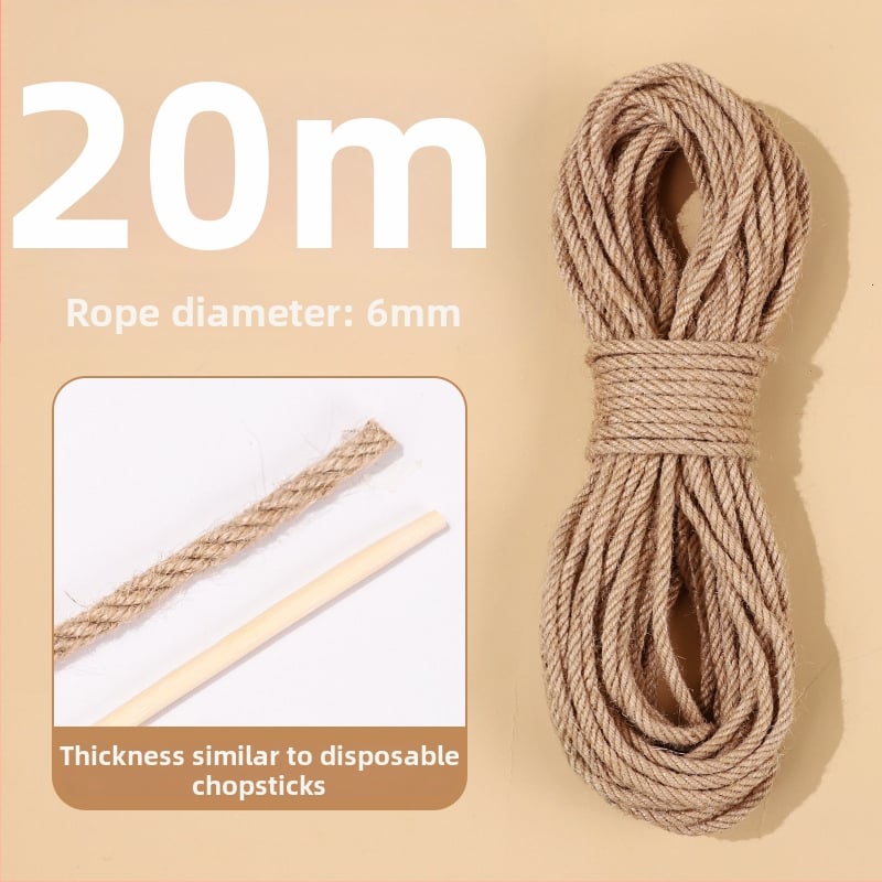 Γάτα DIY Σχοινί από Κάνναβη – Σταθμός Γρατσουνίσματος, Seven Oh, Απλός Στυλ