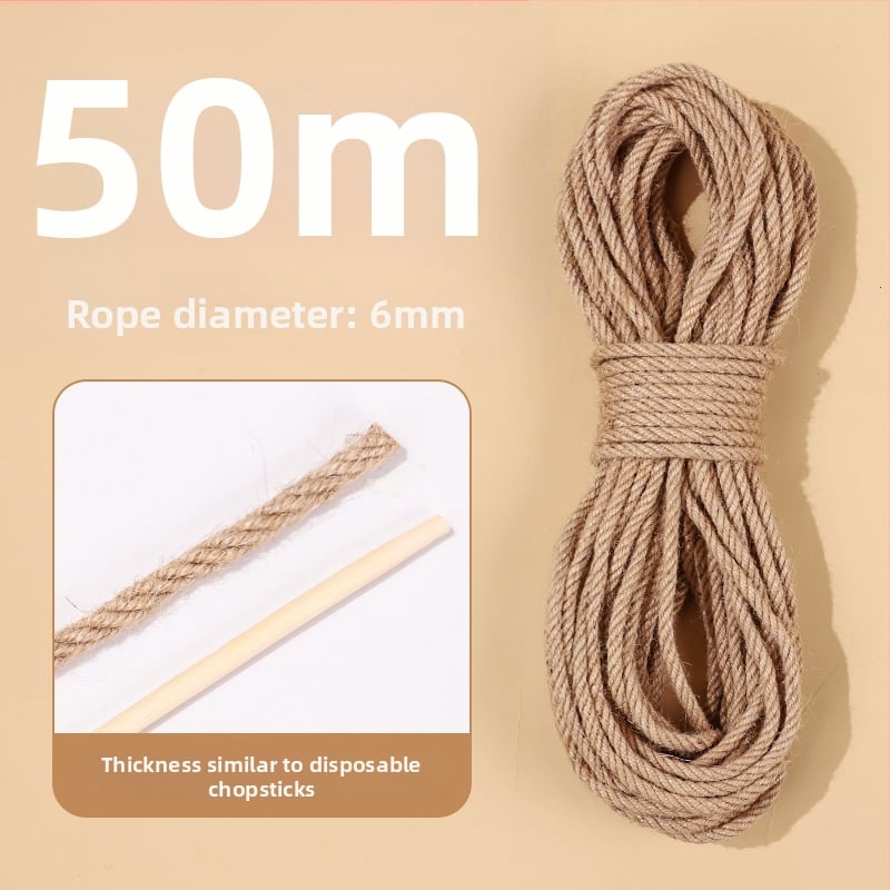 Γάτα DIY Σχοινί από Κάνναβη – Σταθμός Γρατσουνίσματος, Seven Oh, Απλός Στυλ