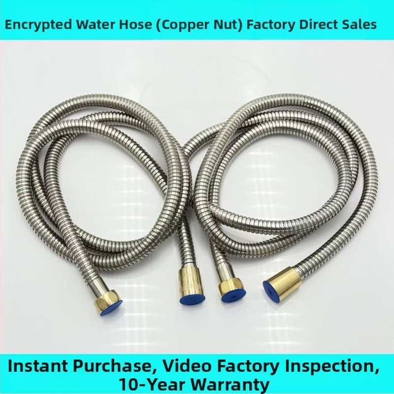 Ανοξείδωτος σωλήνας ντους, μοντέλο 1085, ονομαστική πίεση 15 kg, θερμοκρασία λειτουργίας 0–100°C, χειροκίνητη εγκατάσταση