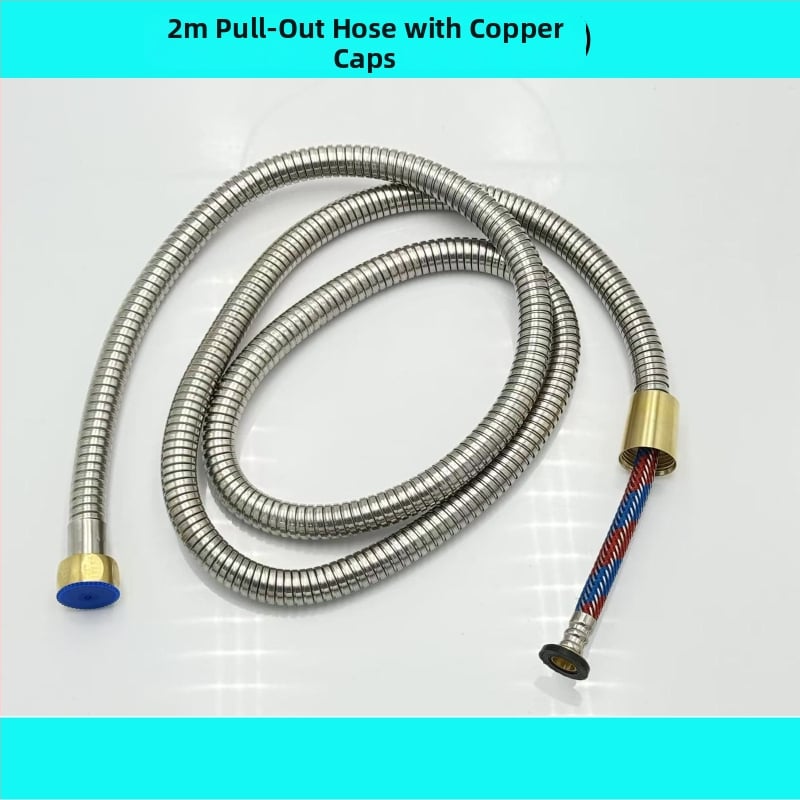 Ανοξείδωτος σωλήνας ντους, μοντέλο 1085, ονομαστική πίεση 15 kg, θερμοκρασία λειτουργίας 0–100°C, χειροκίνητη εγκατάσταση