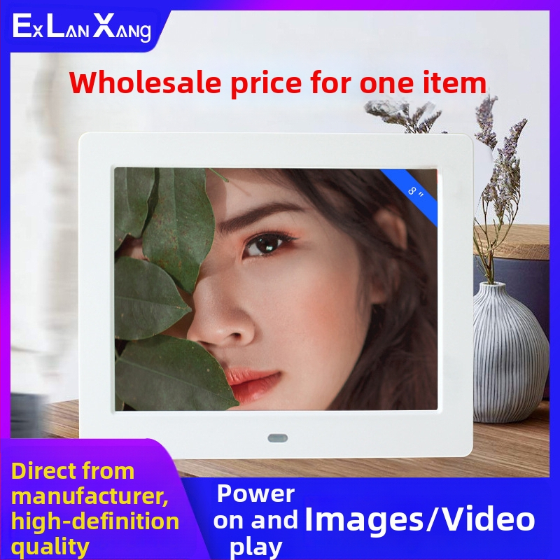 7-palcová HD LED digitálny rámček s prehrávaním z kariet; prehráva fotografie a videá; rozlíšenie 800×480; podpora SD/USB/MMC kariet; pomer strán 16:9; model DPF-706