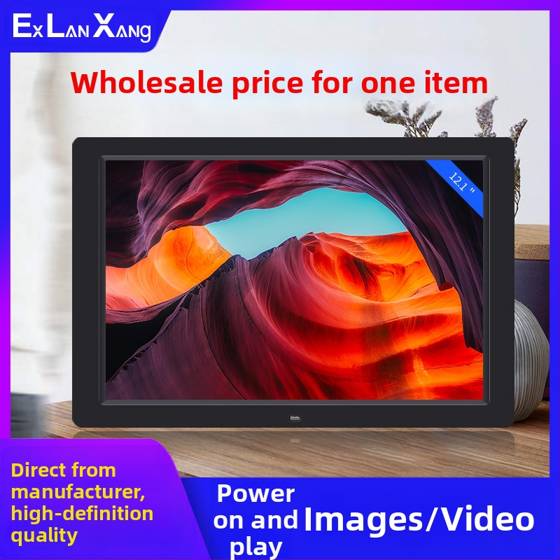 7-palcová HD LED digitálny rámček s prehrávaním z kariet; prehráva fotografie a videá; rozlíšenie 800×480; podpora SD/USB/MMC kariet; pomer strán 16:9; model DPF-706