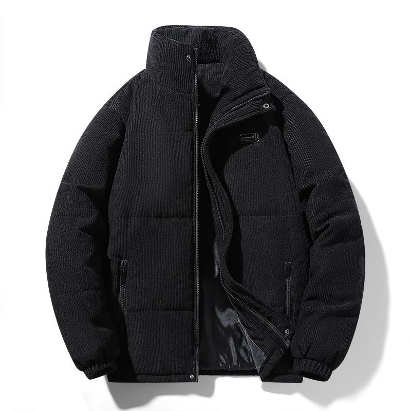 Muška fleece jakna s stojećim ovratnikom, zatvaračem na zip, bočnim džepovima, dugim rukavima, zimska jakna