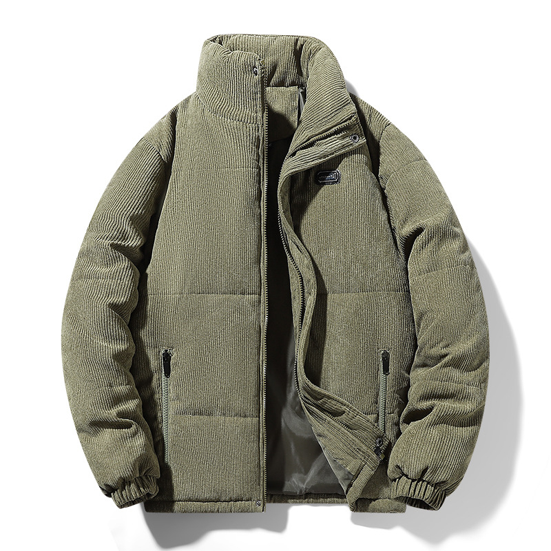 Muška fleece jakna s stojećim ovratnikom, zatvaračem na zip, bočnim džepovima, dugim rukavima, zimska jakna