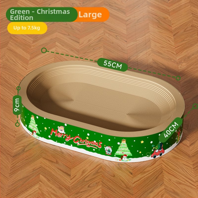 Πίνακας γρατσουνίσματος γάτων με φωλιά, ανθεκτικός στη φθορά, χωρίς απομάκρυνση τρίχων, κατασκευή από κυματοειδές χαρτόνι