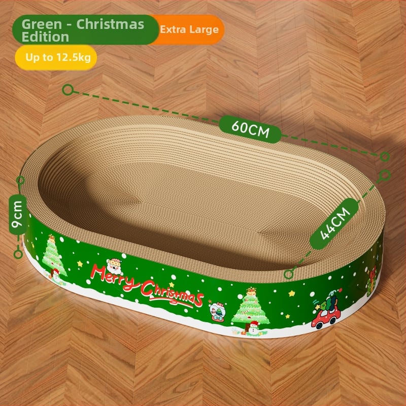 Πίνακας γρατσουνίσματος γάτων με φωλιά, ανθεκτικός στη φθορά, χωρίς απομάκρυνση τρίχων, κατασκευή από κυματοειδές χαρτόνι