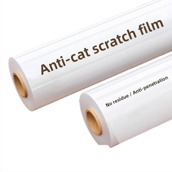 Φιλμ προστασίας καναπέ από γρατζουνιές γάτων — διαφανές κάλυμμα PVC, στυλ καρτούν
