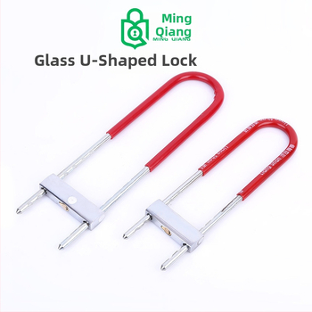 U tvar zámku na sklenené dvere — model 015; materiál: tvrdená zliatina; hmotnosť: 0.9/1.2 kg; vhodné pre sklenené dvere, obchody, sklady; štýl: moderný minimalizmus