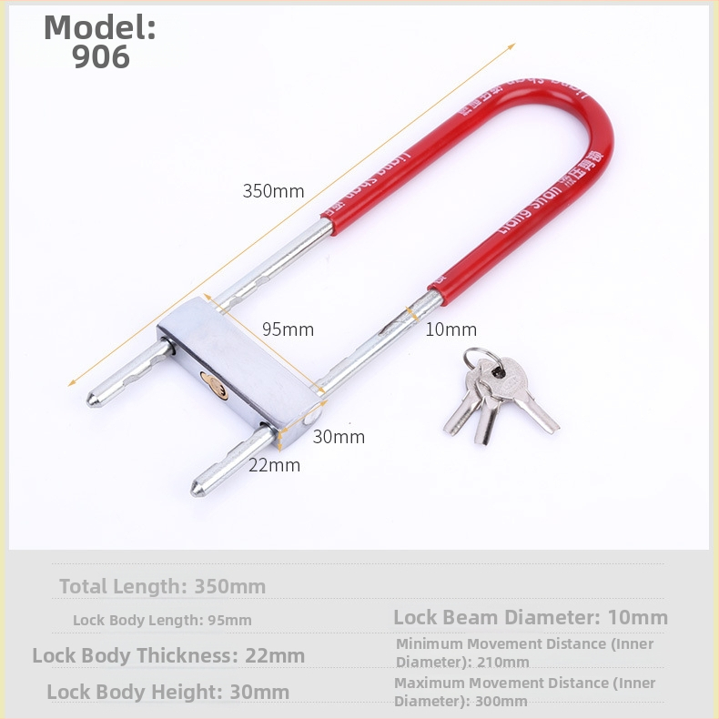 U tvar zámku na sklenené dvere — model 015; materiál: tvrdená zliatina; hmotnosť: 0.9/1.2 kg; vhodné pre sklenené dvere, obchody, sklady; štýl: moderný minimalizmus