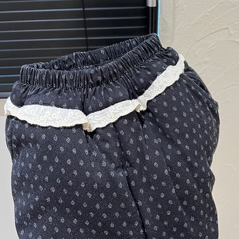 Dječje hlače za djevojčice jesen-zima, ležerni osnovni stil, 100% pamuk, trostruko šivane tople, korejski stil, za uzrast 3–8 godina