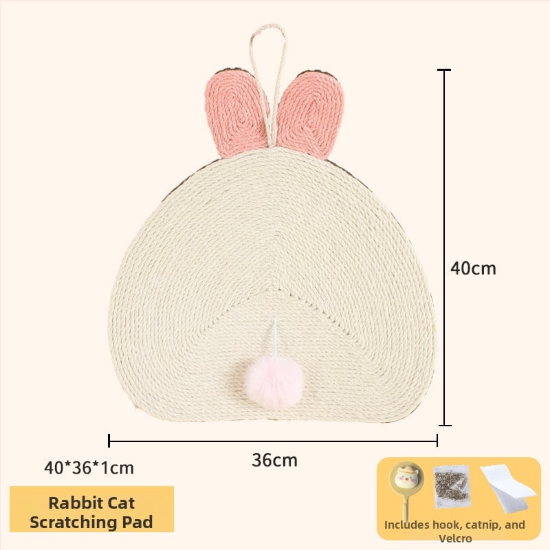 Πάτος γρατσουνίσματος για γάτες από σίσαλ, ανθεκτικός στη φθορά, εγκατεστημένος κάθετα στον τοίχο, προστασία καναπέ