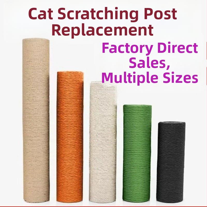 Mačací šplhací stĺp – DIY súprava s trubkou z Kraft papiera a konopným povrazom, jednoduchý štýl, Charming Pet