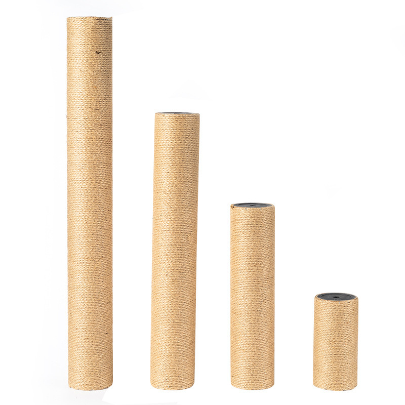 Котешки стълб за катерене – DIY комплект с тръба от крафт хартия и конопено въже, семпъл стил, Charming Pet