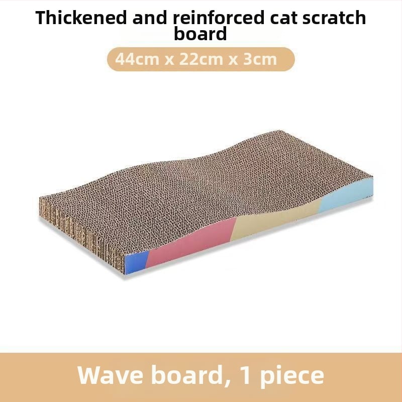 Δίσκος γρατσουνίσματος για γάτες и φωλιά από κυματοειδές χαρτόνι – αυτόνομη ψυχαγωγία, ανακούφιση πλήξης, γλυκό στυλ (Μάρκα: Powerful Factory)