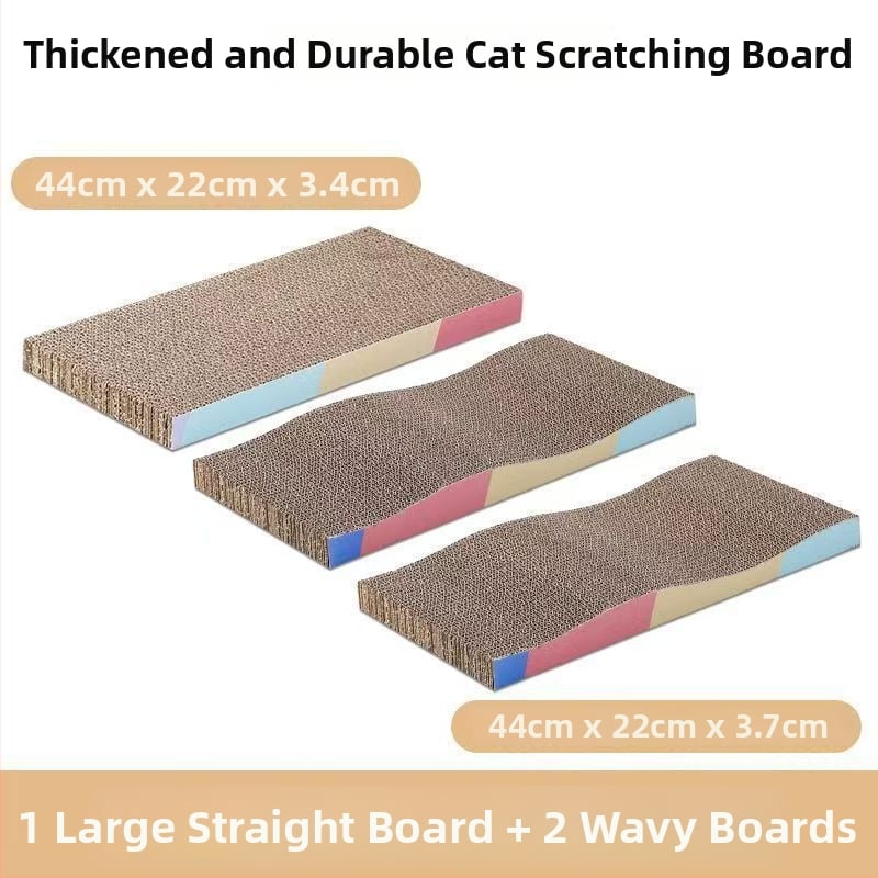 Δίσκος γρατσουνίσματος για γάτες и φωλιά από κυματοειδές χαρτόνι – αυτόνομη ψυχαγωγία, ανακούφιση πλήξης, γλυκό στυλ (Μάρκα: Powerful Factory)