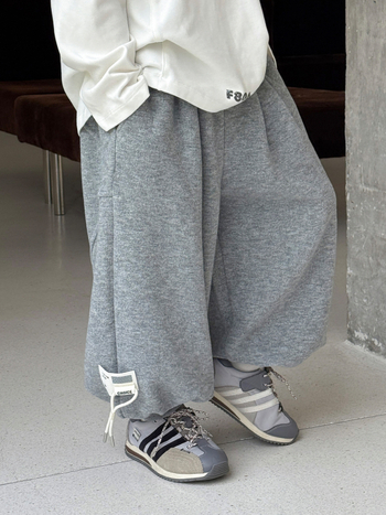 Dječje sweatpants korejskog stila, glavna tkanina pamuk 80%, topli debeli fleece, srednji pojas, zima