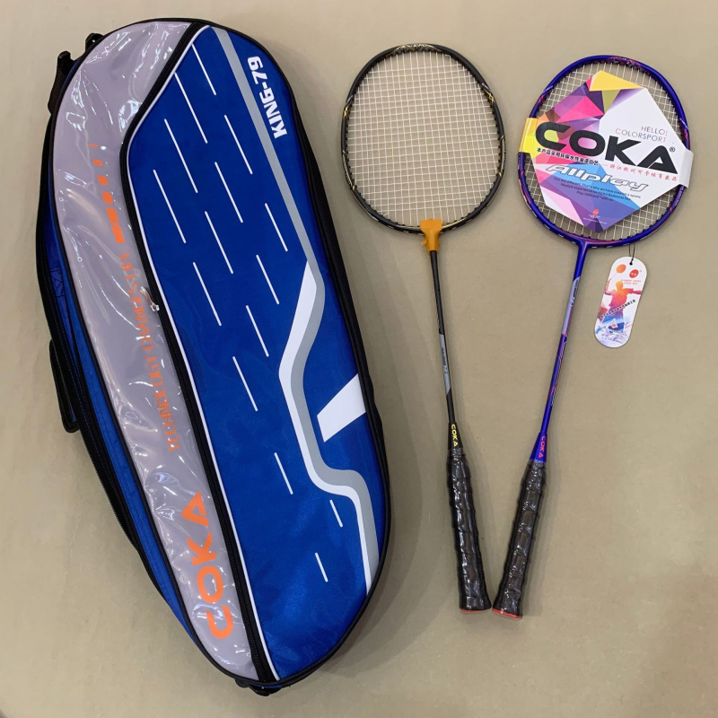 Reket za badminton, okvir od karbonskih vlakana, težina 85–89 g, drška G4, ravni vrat, mogućnost personalizacije i tisak logotipa