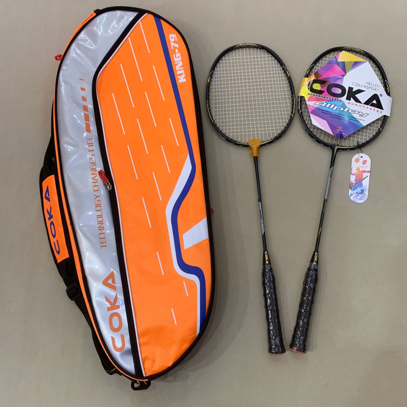 Reket za badminton, okvir od karbonskih vlakana, težina 85–89 g, drška G4, ravni vrat, mogućnost personalizacije i tisak logotipa