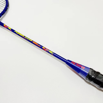 Coska Jednoporodna badminton raketa za odrasle, okvir od Ferroalloy, težina 95–100 g, držač G3, ravni shaft, otisnuto logo