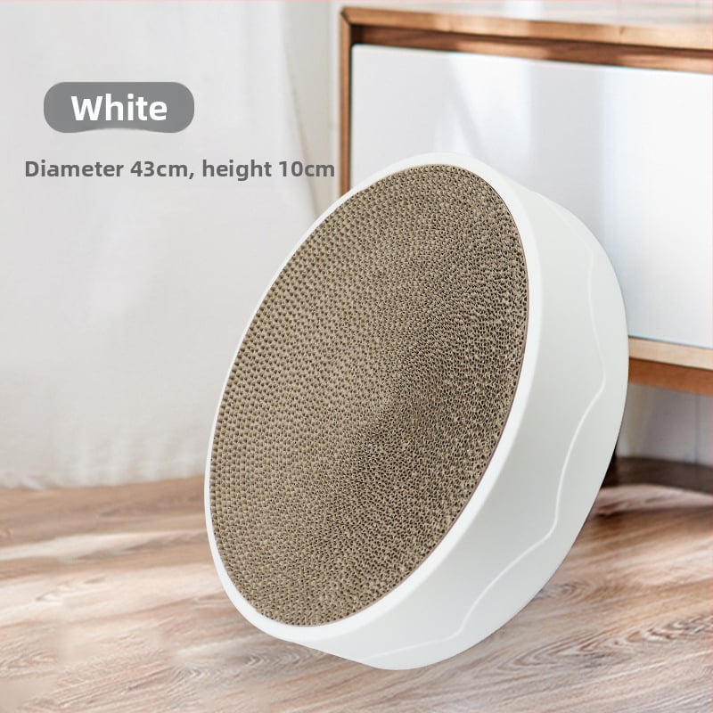 Πίνακας γρατσουνίσματος γάτας με κυκλικό φωλιά, εναλλάξιμος εσωτερικός πυρήνας, γофραρισμένο χαρτί, σετ 5, στυλ Lovable Wind