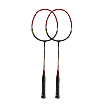 Badminton reketa Ikalong s aluminijskim okvirom, vlaknasta žica, ravna raketa, 95–100 g