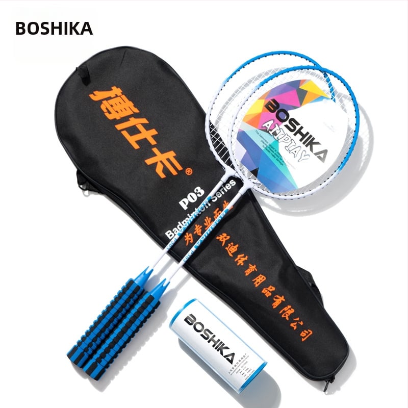 Badminton set s lopticama, dva reketa, za odrasle, okvir od legure i pjena ručka