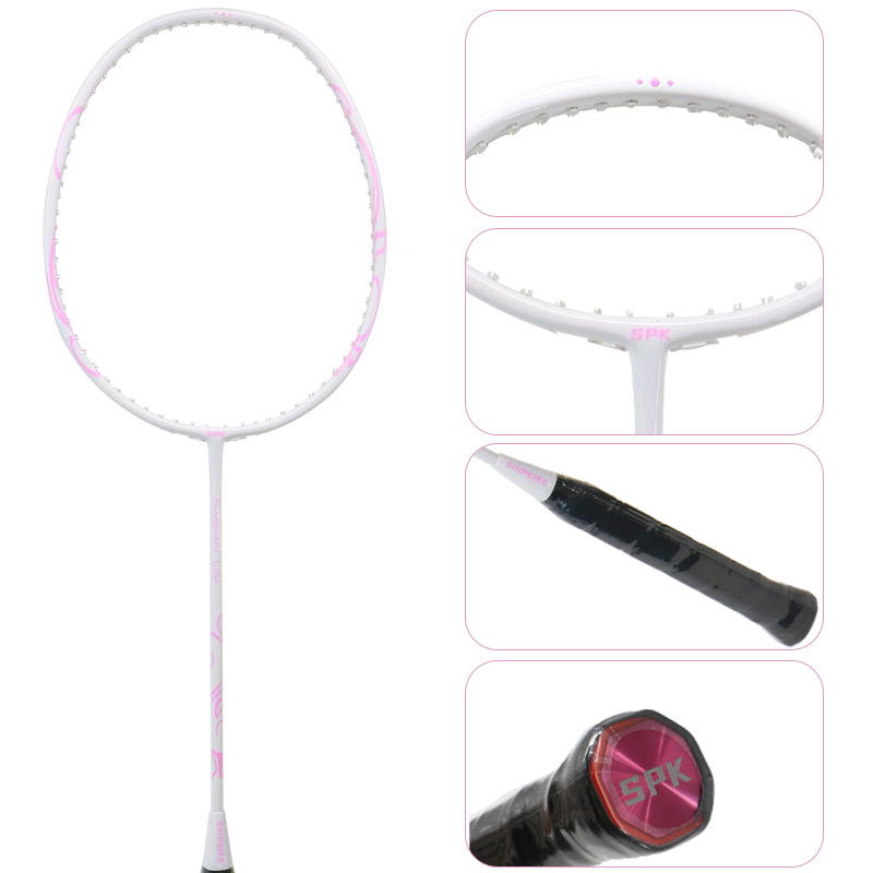 Badminton raketa s jednoplošnom konstrukcijom, ultra lagana karbonsko-aluminijska konstrukcija; težina 85–89 g; debljina drška G-5; direktan udarac; pogodna za badminton i tenis