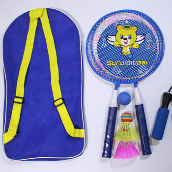 Dječja badminton raketa, okvir od ferro-legure, težina 85–89 g, debljina drške G3, za djecu 3–12 godina