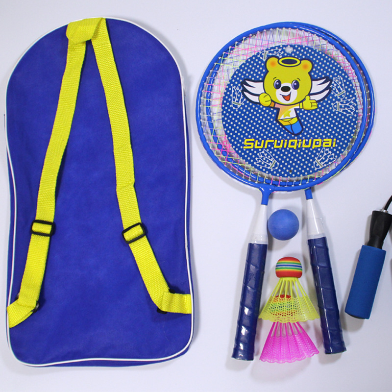 Dječja badminton raketa, okvir od ferro-legure, težina 85–89 g, debljina drške G3, za djecu 3–12 godina