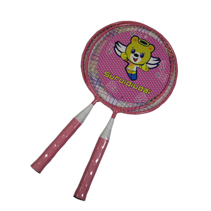 Dječja badminton raketa, okvir od ferro-legure, težina 85–89 g, debljina drške G3, za djecu 3–12 godina