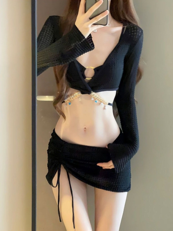 Γυναικείο σετ μαγιό μπικίνι τεσσάρων τεμαχίων, 94% πολυεστέρας, επένδυση για το στήθος, επένδυση νάιλον 94%, 250 g/m²