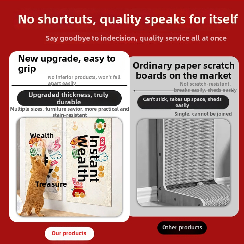 Αυτοκολλητά προστασίας από γρατζουνιές για γάτες, υφασμάτινο υλικό, γλυκό στυλ; συσκευασία 100 τεμάχια; βάρος ανά τεμάχιο 0,12 kg