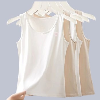 WB0135 Lányoknak szóló modál hosszú mellény, bélés 100% pamut, 90–95% modál, rögzített dupla vállpánt, izzadságot felszívó