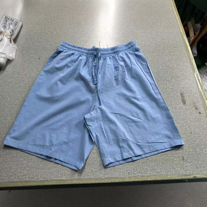 Férfi nyári gyorsszáradó strandrövidnadrág – pamutkeverék, poliészter, egyenes szabás, micro-bounce rugalmasság, edzés stílus