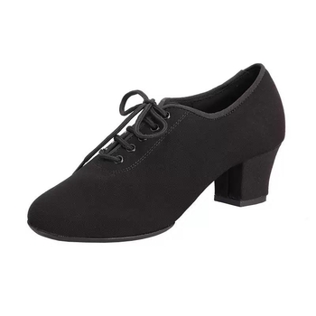 Betty ženske latino plesne cipele, odrasle, s debelim petom, mekane podom, cipele za vježbanje, moderan učiteljski stil, ballroom ples