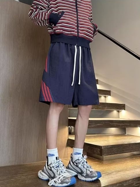 Košarkaške kratke hlače, brzo sušeći poliester, širok kroj, ljeto, sportski stil.