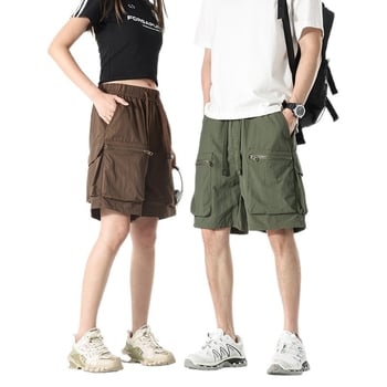 G55 Unisex ljetne šorceve od najlona, 100% najlon, brzo sušeće, prozračne, slobodan kroj, Capri duljina