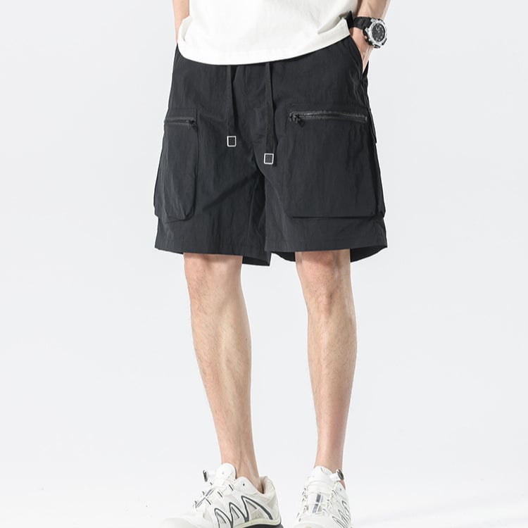 G55 Unisex ljetne šorceve od najlona, 100% najlon, brzo sušeće, prozračne, slobodan kroj, Capri duljina