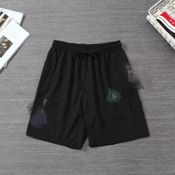 Muške brzosušne ležerne sportske kratke hlače, najlon tkanina s Ice Silk 100%, labav kroj, elastičan pojas, za ljeto (najlon; Ice Silk 100%; labav kroj; elastičan pojas; ljeto)