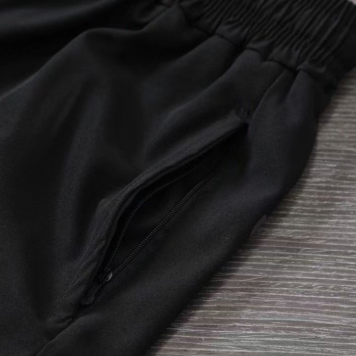 Muške brzosušne ležerne sportske kratke hlače, najlon tkanina s Ice Silk 100%, labav kroj, elastičan pojas, za ljeto (najlon; Ice Silk 100%; labav kroj; elastičan pojas; ljeto)