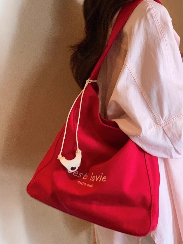 Unisex platnena tote torba s magnetskim zatvaranjem i unutarnjom pretinicom za telefon
