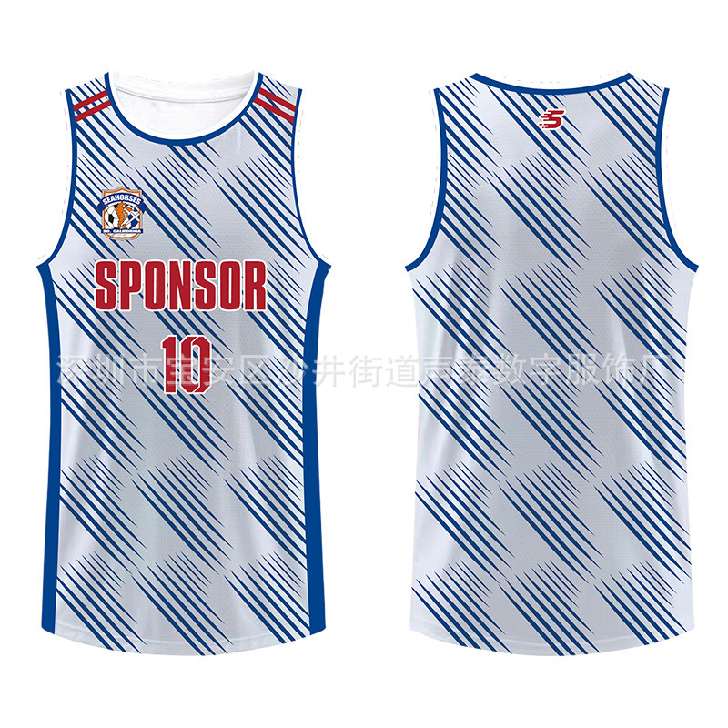 Sportos mellény ujjatlan, digitális nyomtatás, 100% poliészter