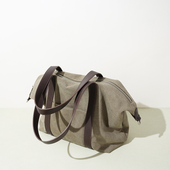 Putna torba s urbanim minimalističkim stilom, platno i poliester, crossbody torba za dnevne prilike, horizontalni kvadratni oblik, podstava od poliestera, unutarnji džep sa zipom i džep za telefon.