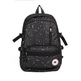 Unisex ruksak za školu 20–35L, Oxford tkanina, točkasti uzorak, zakrivljeni naramenik