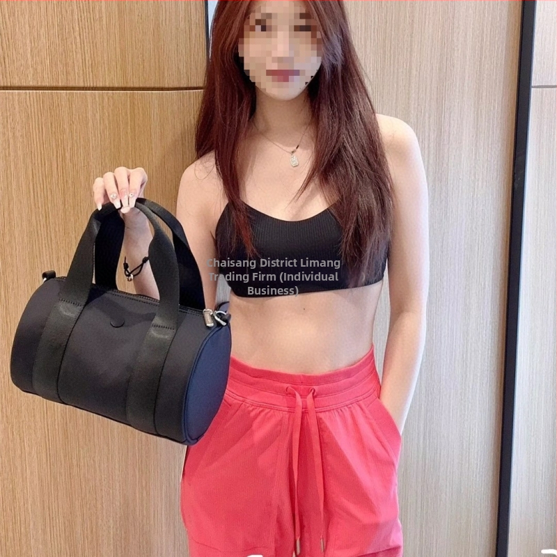 Nylonová cilindrová cez rameno taška – Boston Classic, unisex cestovná taška na voľný čas, hlavná tkanina: nylon (88%), zmes chemických vlákien, rovný typ